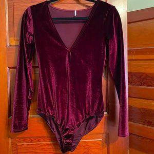 Urban Outfitters Velvet Bodysuit
